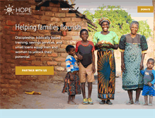 Tablet Screenshot of hopeinternational.org